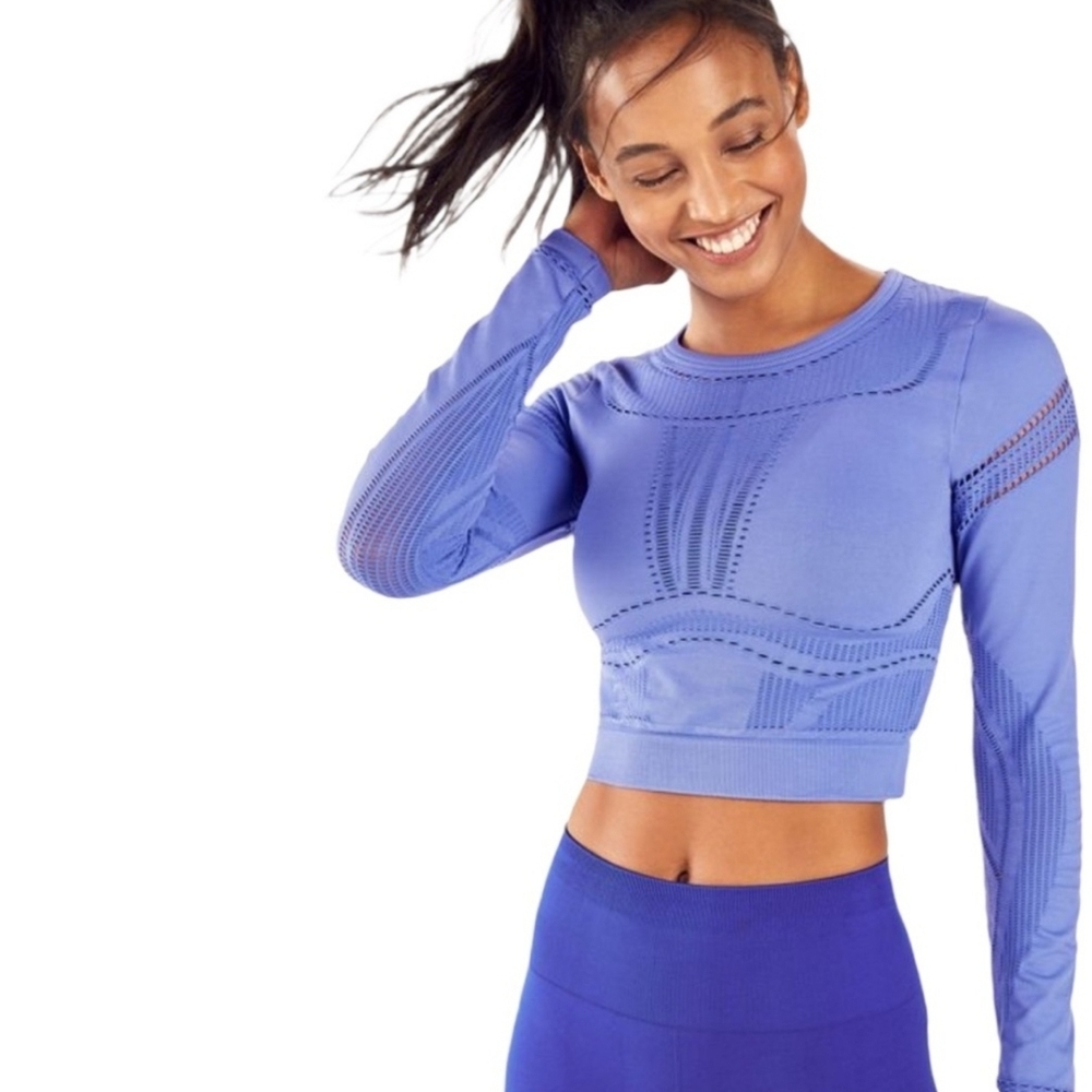 Fabletics Jaymee Mesh Crop Top